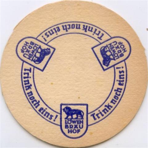 hof ho-by l�wen rund 3a (215-trink noch eins-fette schrift-blau)